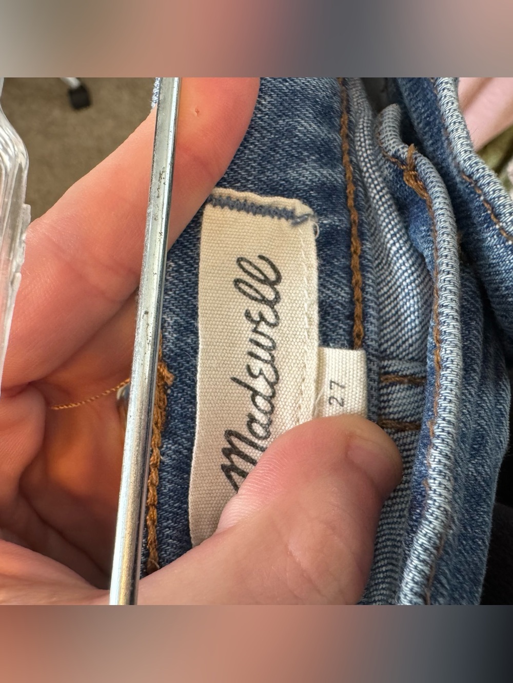 Madewell Blue Denim Cutoff Jean Shorts - Picture 13 of 13